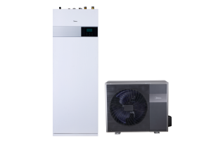 Midea MHA-V6W/D2N8-B2H2-IWT190 M-Thermal osztott hőszivattyú (R32, 6 kW, 1 fázis, 190l, fekete)